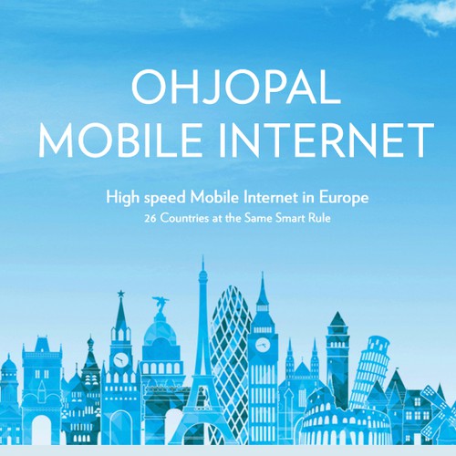 Infographic website with the title 'Mobile Version for ohjopal selling prepaid mobile Internet Sim'