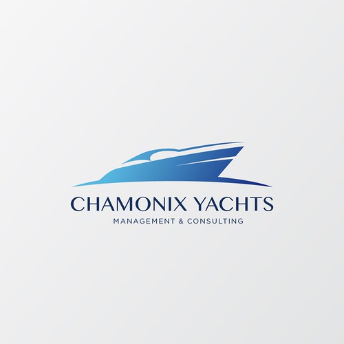 Yacht logo with the title 'Chamonix Yachts'