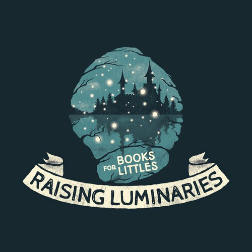 Castle design with the title 'Illustrative logo concept'