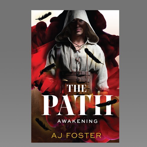 Mission design with the title 'Book cover contest entry'