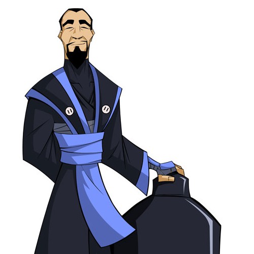 Ninja artwork with the title 'Mascot for energy company.'