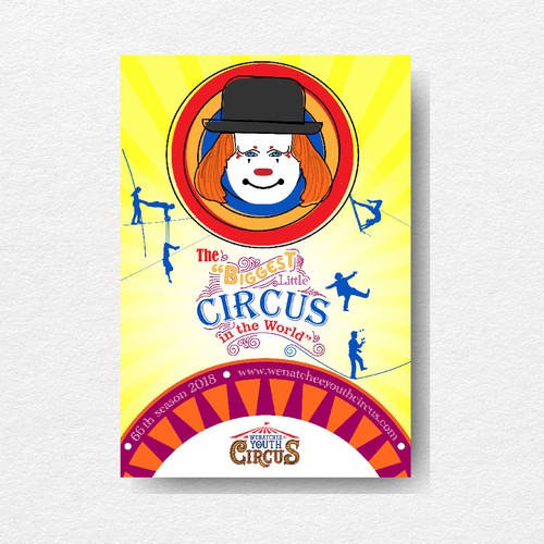 Famous design with the title 'Fun invitation for circus  aniversary '