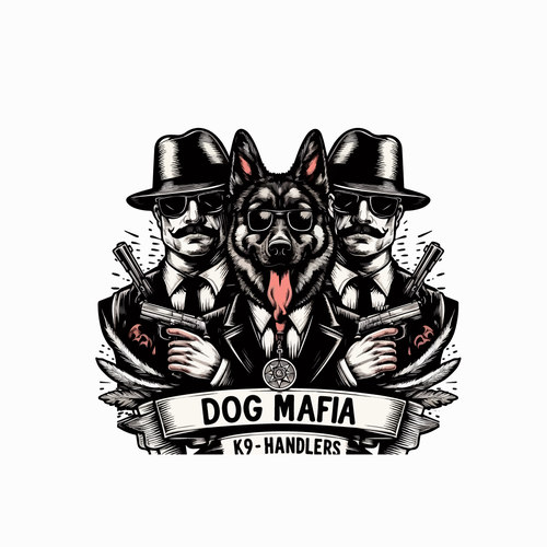 Mafia design with the title 'The Dog Mafia'