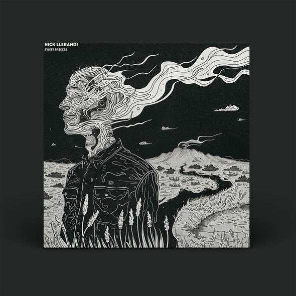 Music design with the title 'Album cover artwork'