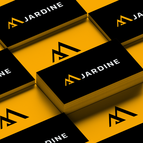 M brand with the title 'Powerful logo for Jardine, a construction firm'