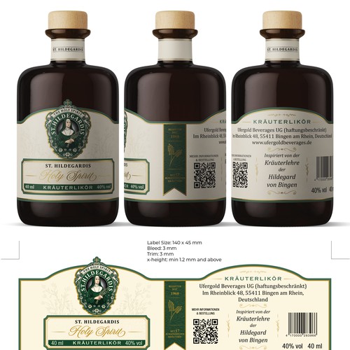 Label with the title 'Minimal Label Design'