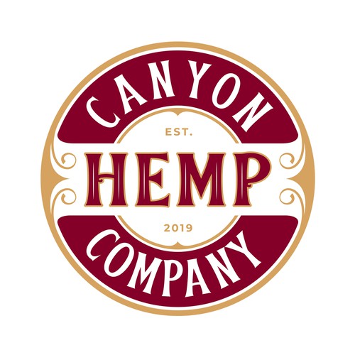 Hemp logo with the title 'Canyon Hemp Company'