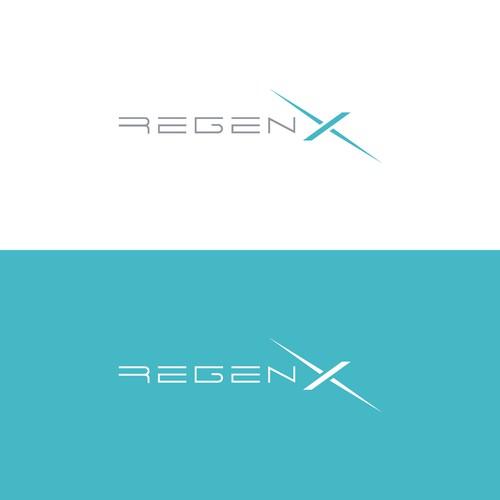 Laser design with the title 'RegenX'