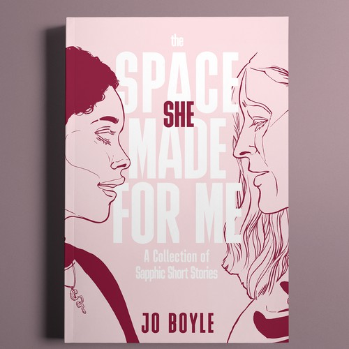 Ink drawing design with the title 'Book Cover Design with Handmade ink drawing'