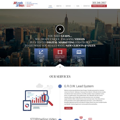 Illustration website with the title 'Clan and Creative Design'