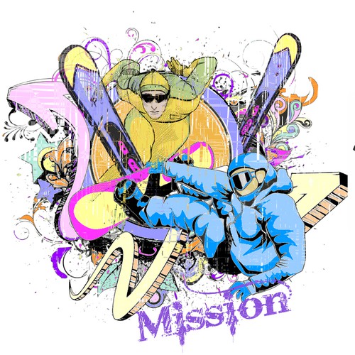 Business t-shirt with the title 'wintersport tee'