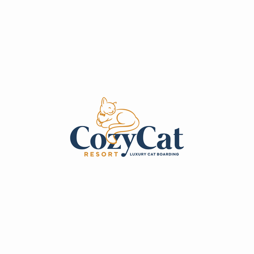 Cozy design with the title 'cozy cat'