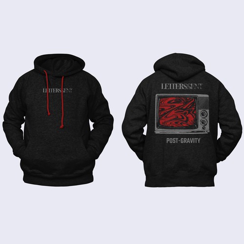 Sweater design with the title 'Punk band merch/sweater'