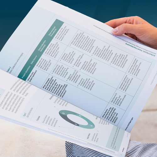 Document design with the title 'Michigan Government Strategic Partnership - White Paper'