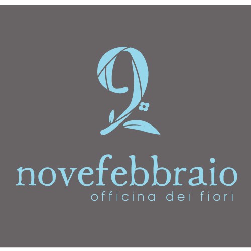 Flower shop logo with the title 'Logo for a flower shop'