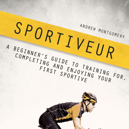 Sports book cover with the title 'Sportiveur - eBook cover'