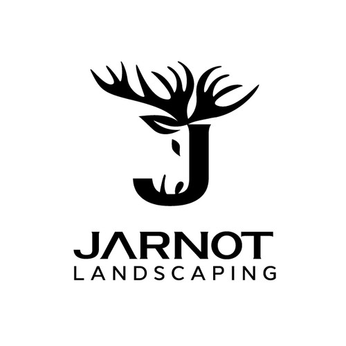 Moose design with the title 'Landscape company logo at Minnesota location'