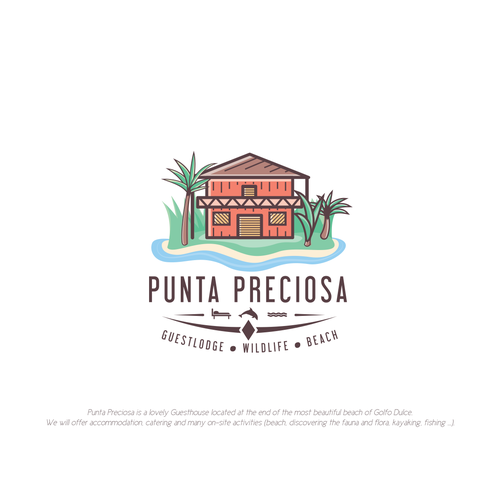 Vacation logo with the title 'Punta Preciosa'