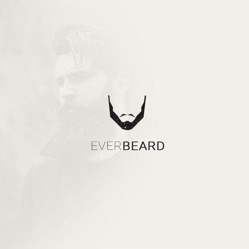 Mirror design with the title 'Logo Design for " EverBeard"'