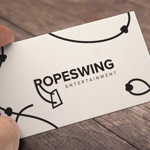 Drawing design with the title 'Ropeswing Entertainment'