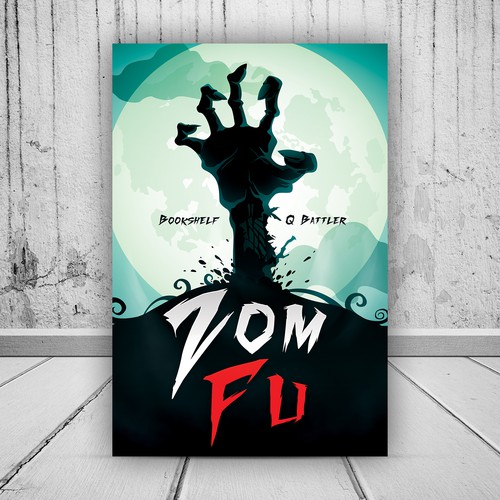 Night book cover with the title 'Zom Fu Book Cover'