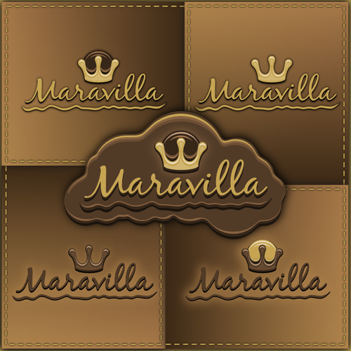 Shop brand with the title 'Chocolate Shop Logo'