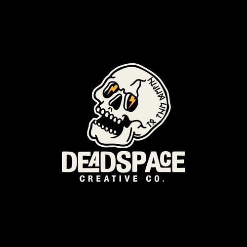 Skull design with the title 'Deadspace Creative Co.'