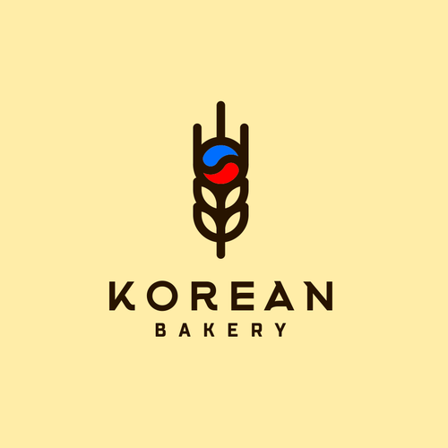 Bakeshop design with the title 'Korean Bakery'