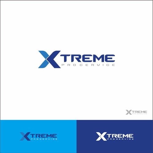 Express logo with the title 'modern xtreme logo'
