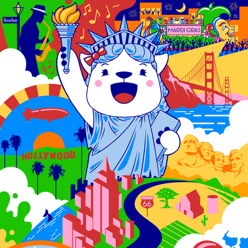 USA artwork with the title 'Talin Endcap World Series - USA'