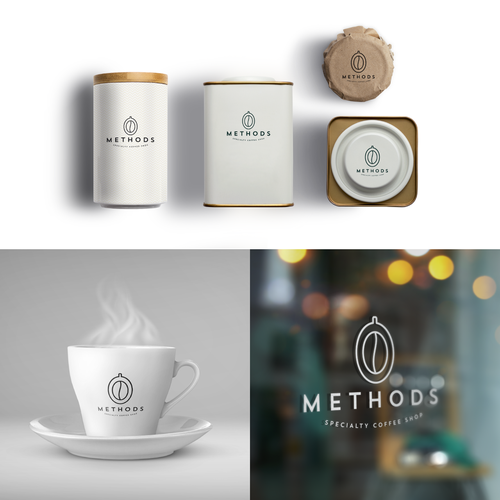 Coffee shop brand with the title 'Methods - Specialty coffee shop'