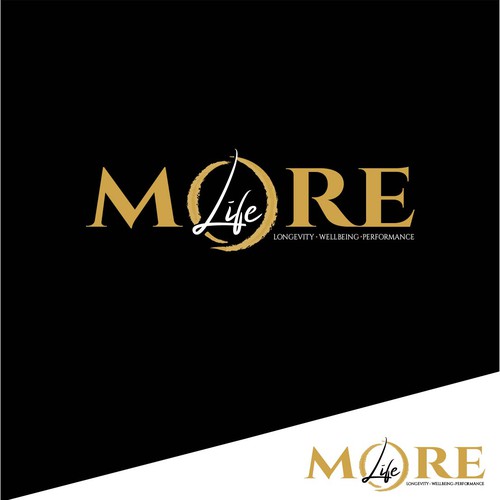 Well-being logo with the title 'Bold logo concept for wellbeing life'