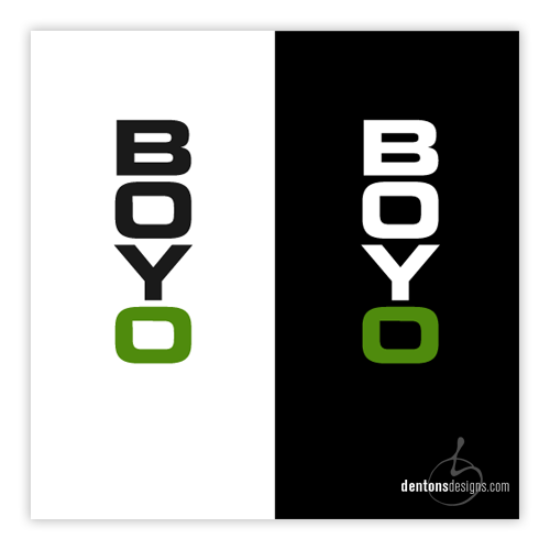 Youth logo with the title 'BOYO - retail clothing tag logo'
