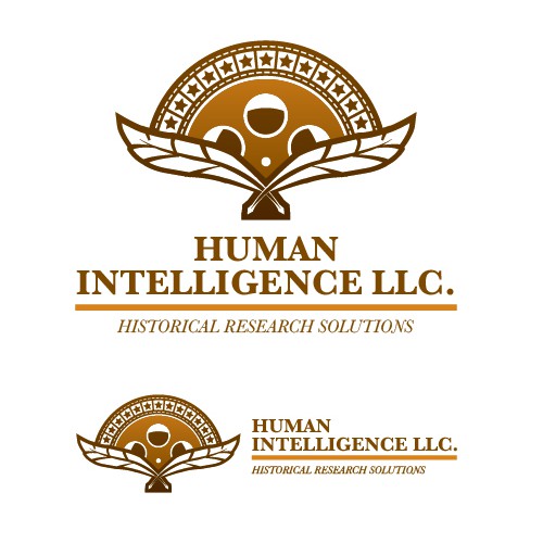 American flag logo with the title 'Human Intelligence LLC.'