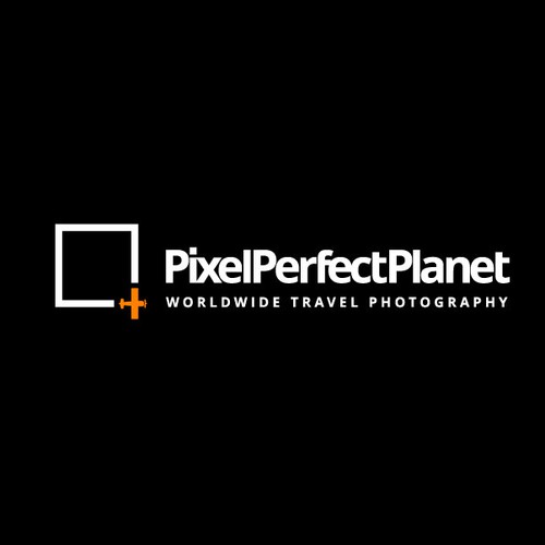 Airplane logo with the title 'when travelling meet photography'