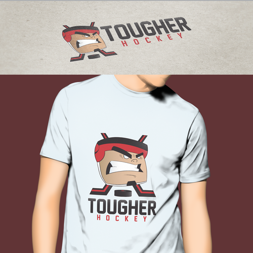 Hockey logo with the title 'Create a logo for hockey company'