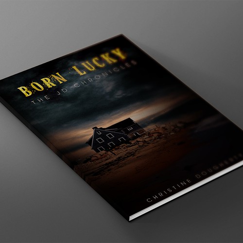 Beach book cover with the title 'Horror Book Cover'