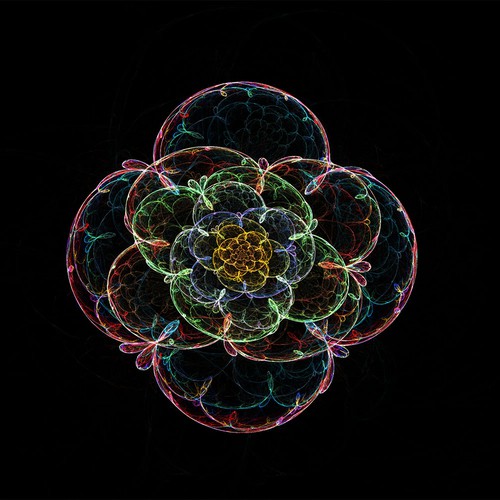 40 Beautiful Examples of Fractal Designs Created with Apophysis -  gorgons_emblem