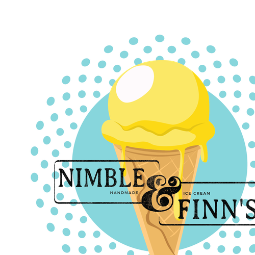 Ice cream t-shirt with the title 'Ice Cream T-shirt Design '