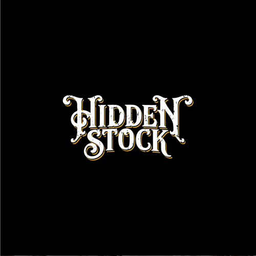 Bar logo with the title 'Outstanding Logo for Hidden Stock'