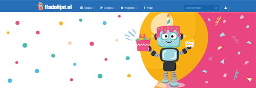 Birthday design with the title '"Robotin"'