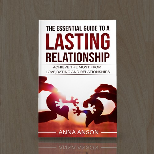 Romantic book cover with the title 'The Essential Guide To A Lasting Relationship.'