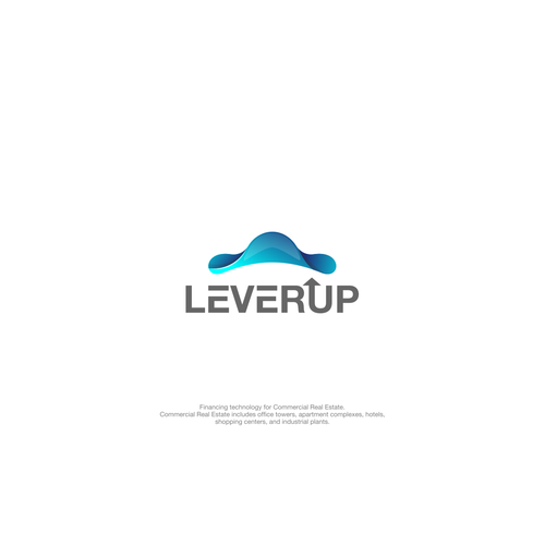 Triangle brand with the title 'logo for lever up'