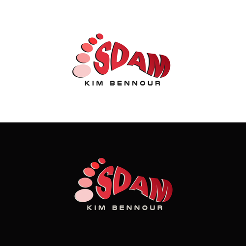 Foot logo with the title 'SDAM'