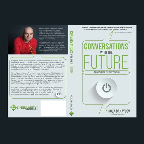Open design with the title 'Conversations with the Future'