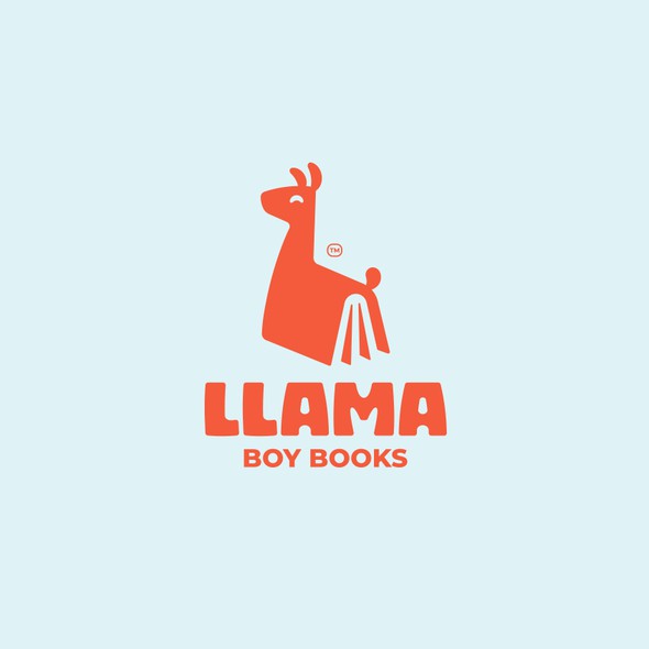 Book logo with the title 'Logo for a children's book publisher'