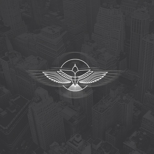 Dynamic design with the title '[for sale] Sparrow line logo'