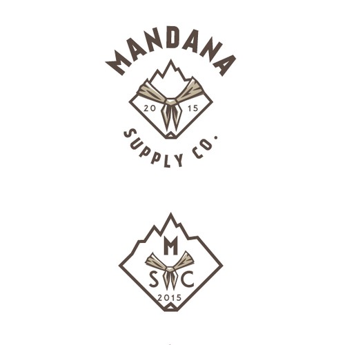 Brown design with the title 'Mandana Supply Co.'