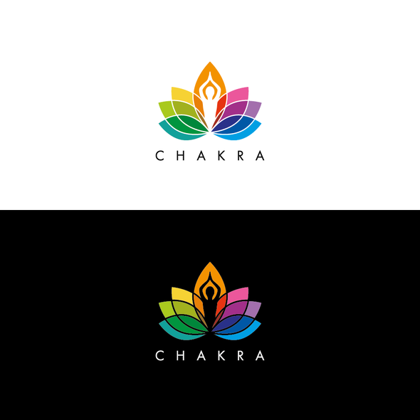 Chakra logo with the title 'Colorful logo for tech team'