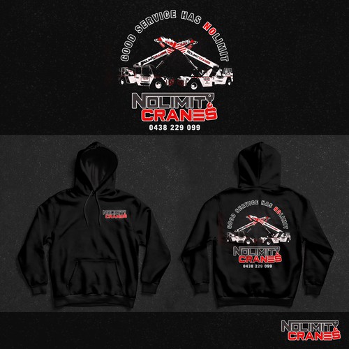 Rugged design with the title 'Hoodie Design for Crane Company'